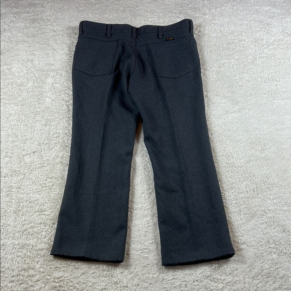 Vintage Wrangler grey straight leg pants, size 36x26 - short